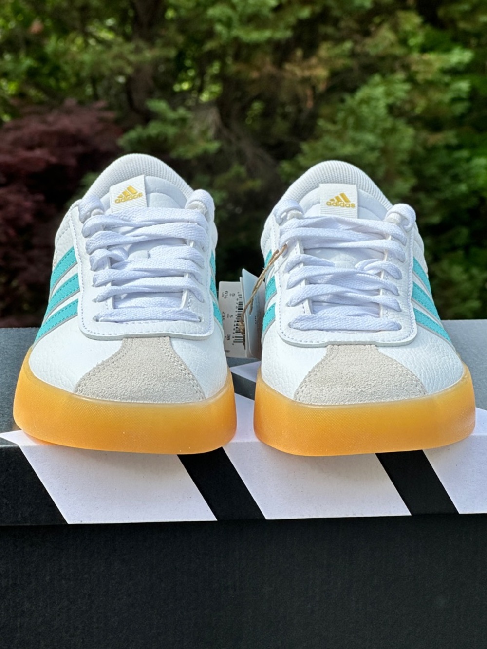 Adidas VL Court 3.0 Low Casual Everyday Sneaker Womens 6.5 fits Youth GS 5Y NEW - Picture 6 of 13